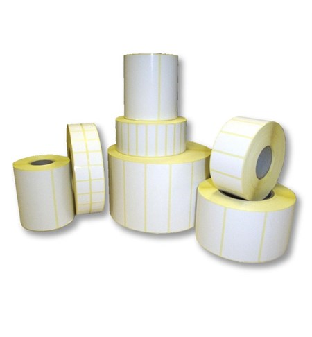 White 51mm x 25mm DT Permanent Perfed Blank Label