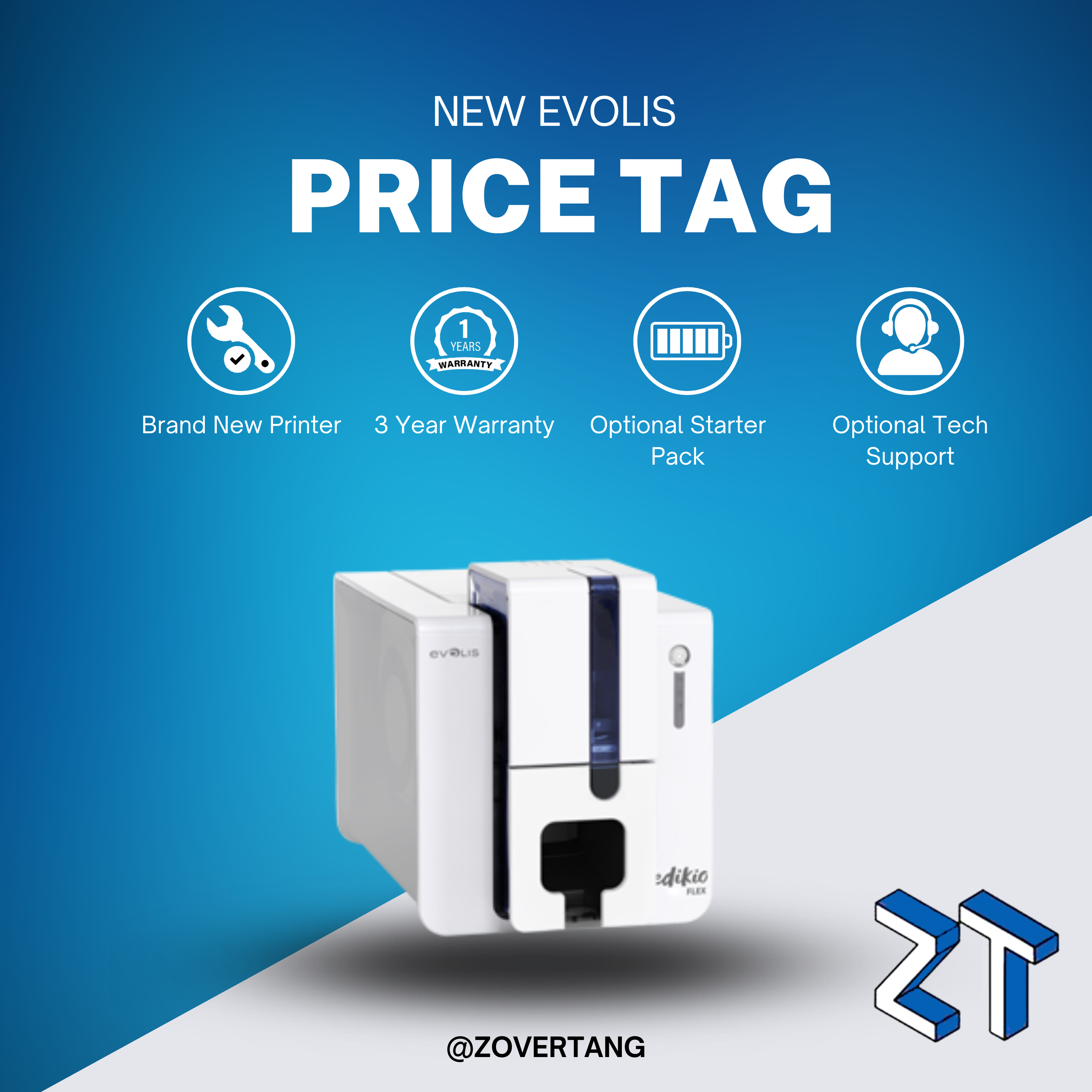 Evolis Edikio Flex Bundle – Compact Price Tag Printer