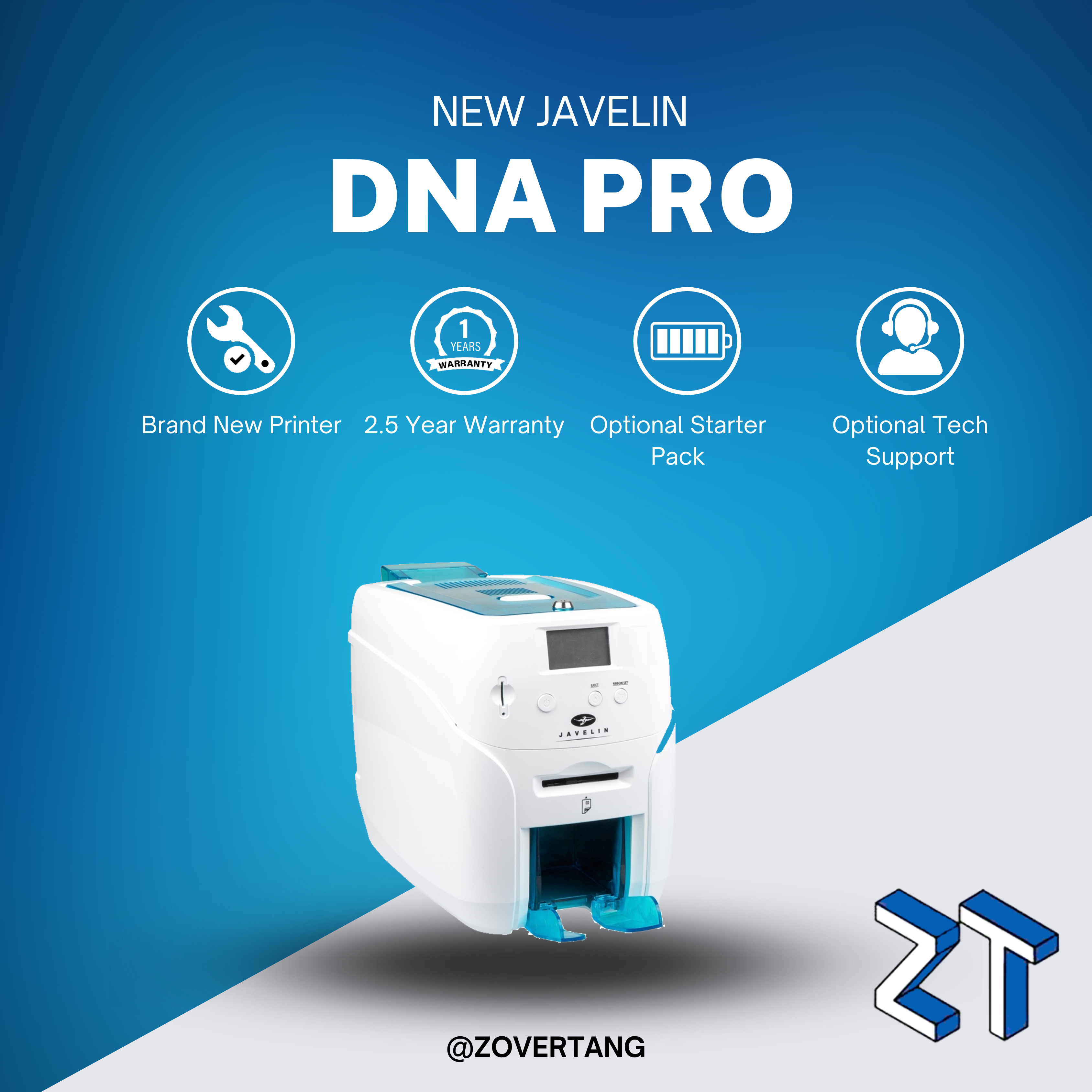 Javelin DNA Pro ID Printer | Single-Sided, High-Quality & Reliable