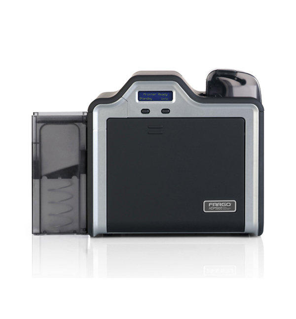Fargo HDP5000 Single-Sided Retransfer ID Card Printer | High-Definition Printing | USB Connectivity