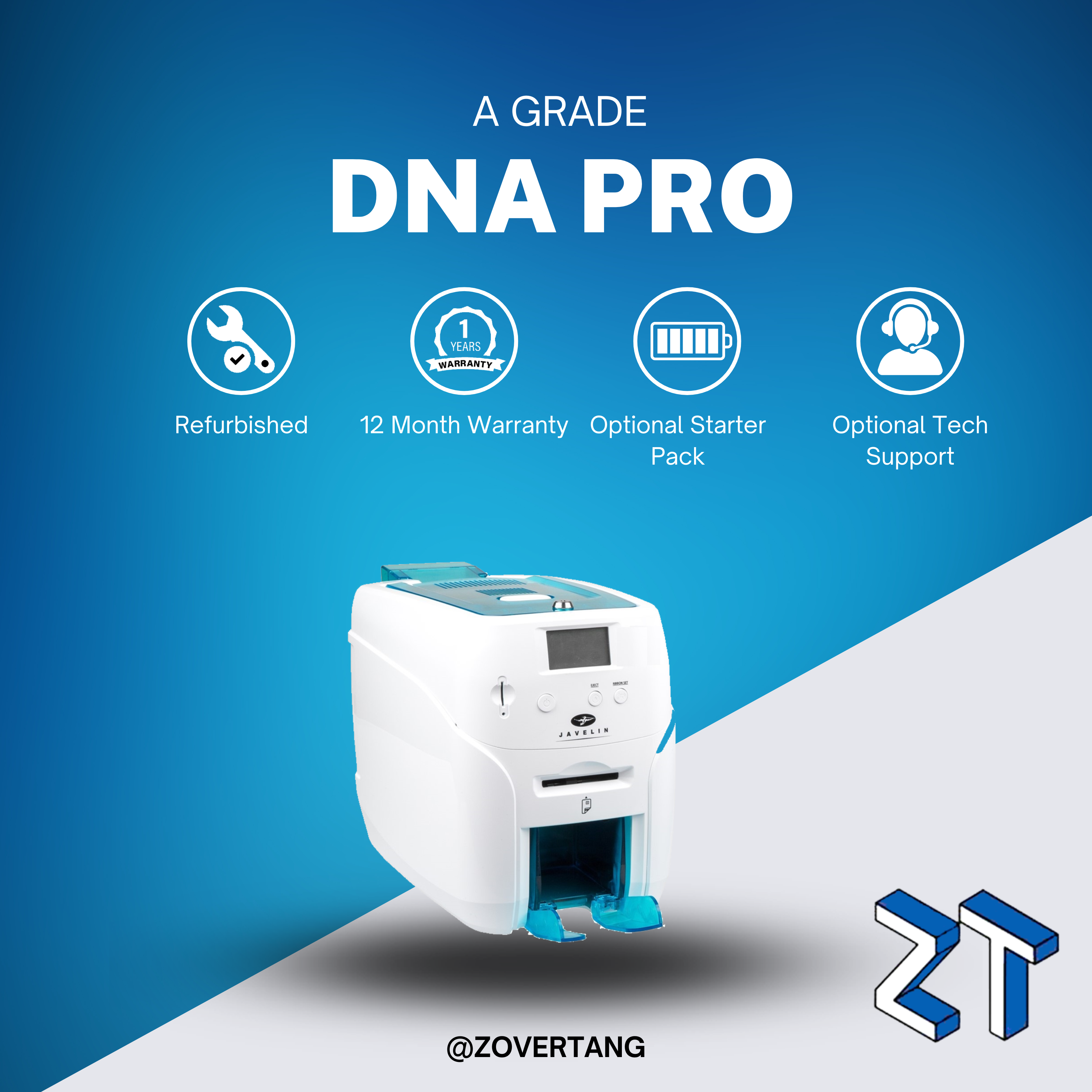 Refurbished Javelin DNA Pro ID Printer | Single-Sided, High-Quality & Reliable