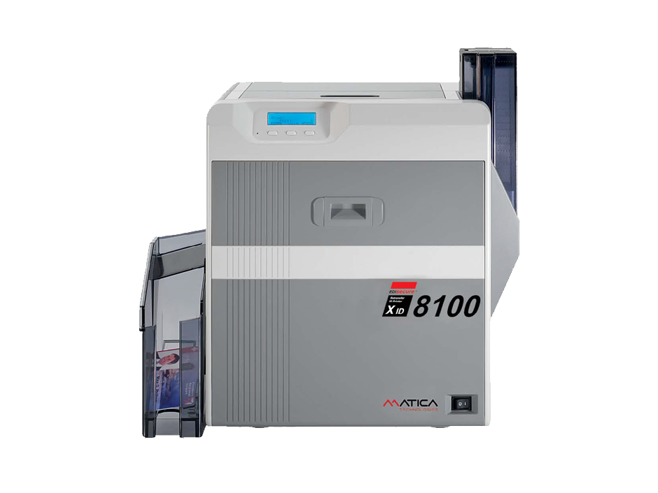 Matica XID 8100 Retransfer ID Card Printer | High-Speed | USB & Network Connectivity