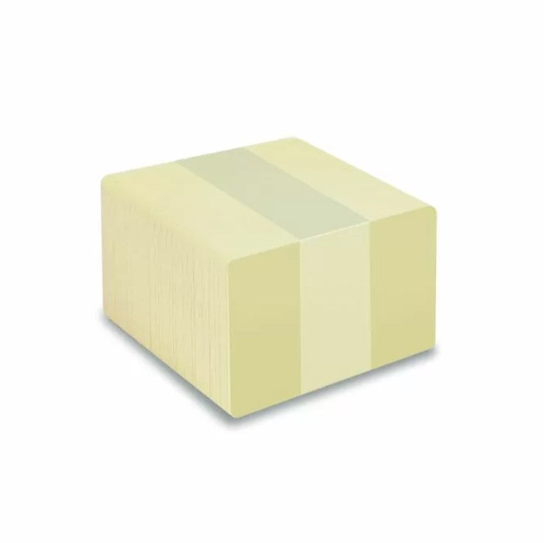 PVC CR80 Cream Coloured Cards With Solid Core Coloured Edges - 1 - 100