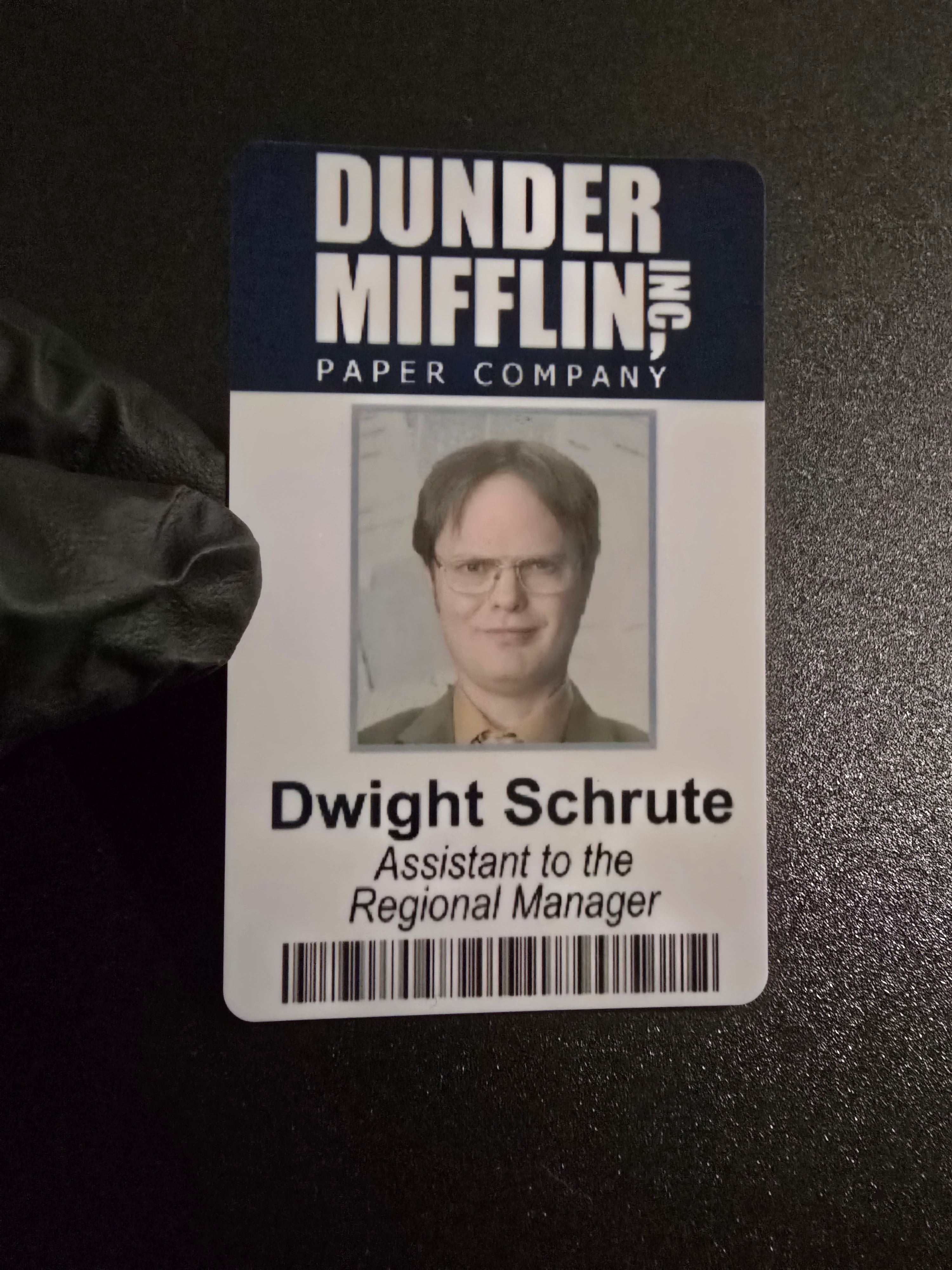 Dunder Mifflin INC Card, Plastic, Credit Card Sized