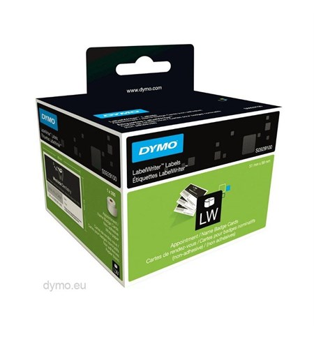 S0929100 - 51mm x 89mm Name Badge Cards (Non-Adhesive)