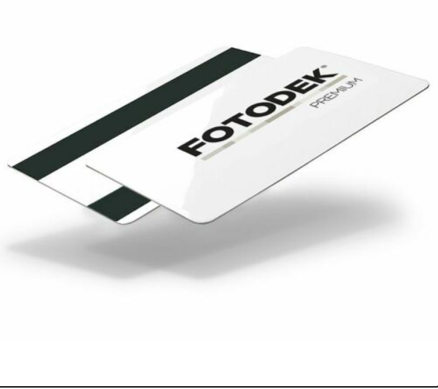 FOTODEK Ice Premium | Blank White | 2x Magnetic Stripes | HiCo 4000oe | 100 Pack