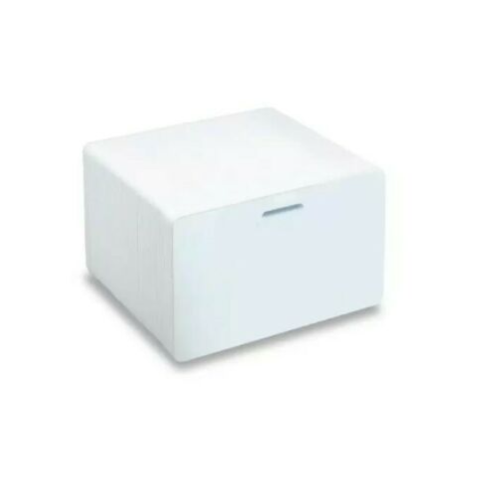 Blank White Slot Punched Plastic Cards (Pack of 100)