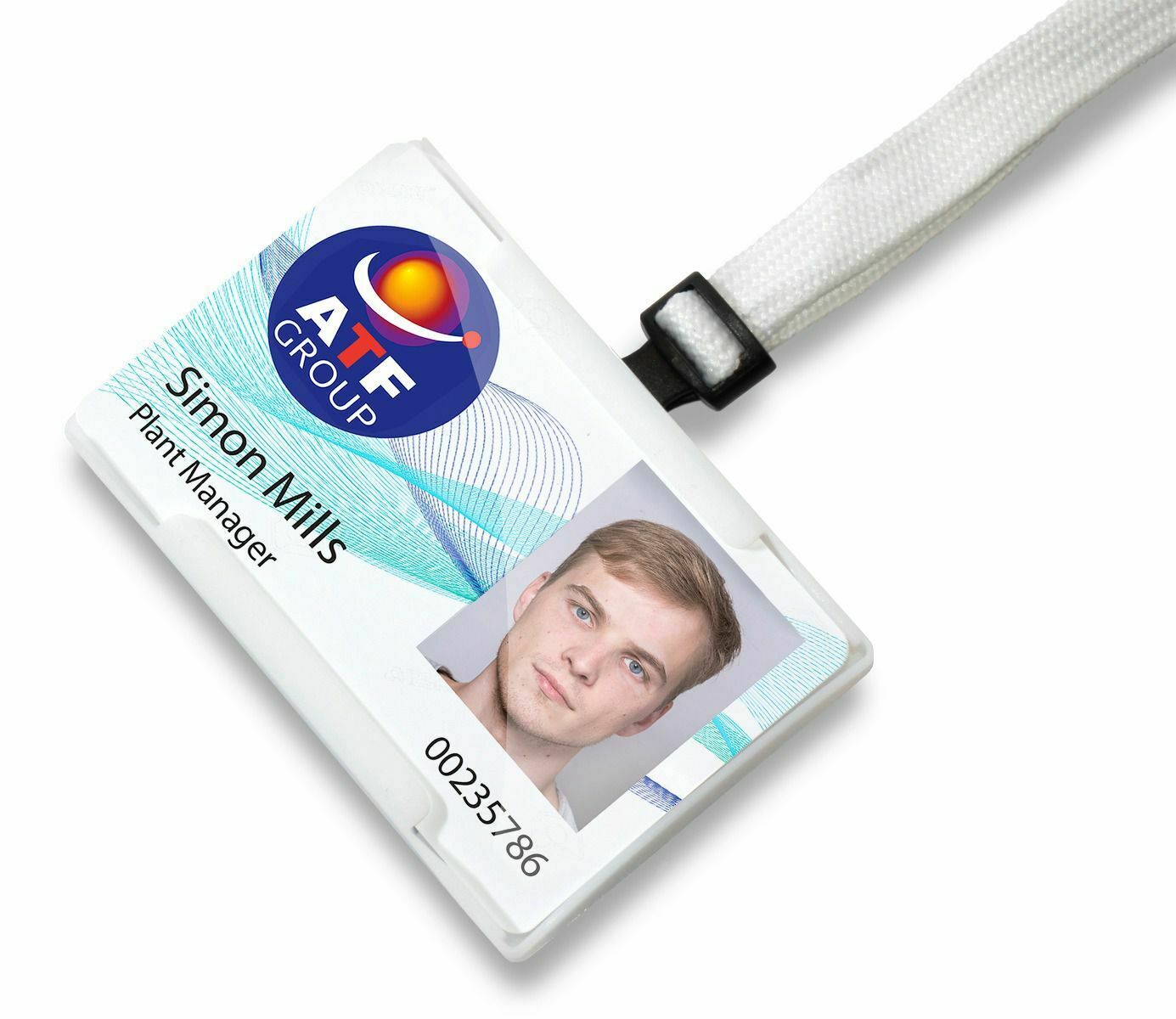 White Multi Card Badge Holder - Landscape and Portrait - 100 Pack