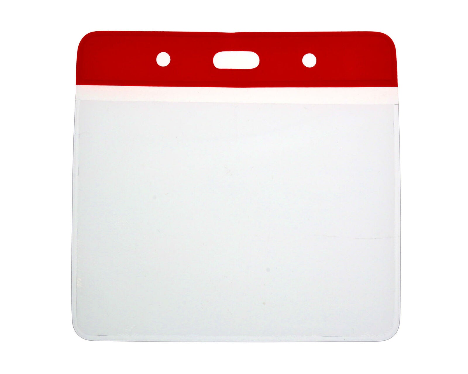 Vinyl Red Top Card Holders - 91x65mm (Pack of 100)