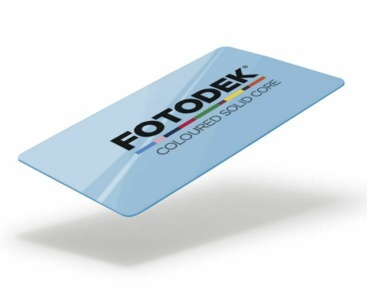 FOTODEK Solid Coloured Core | Vintage Blue | 760 Mic | - 100 Pack