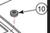 551453-001 Control Board Isolator (alias: compression foot)