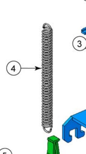 553806-001 Printhead Bias Spring