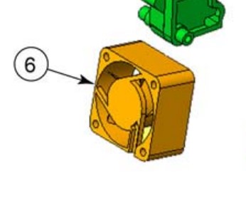 569714-001 Printhead Fan