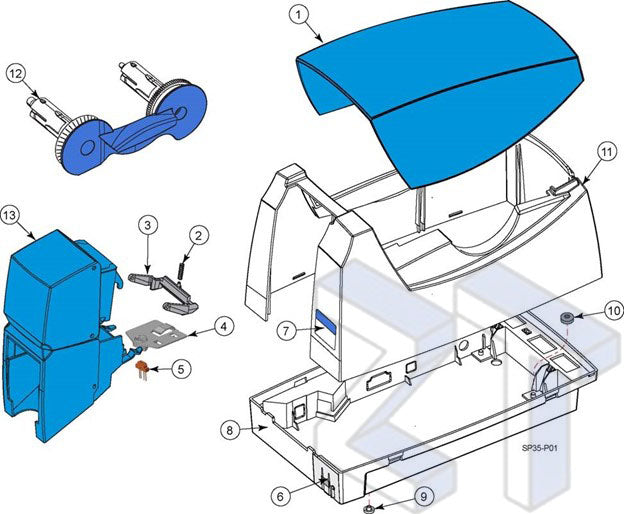 551447-001 Swingarm Cover (Cover Enclosure)