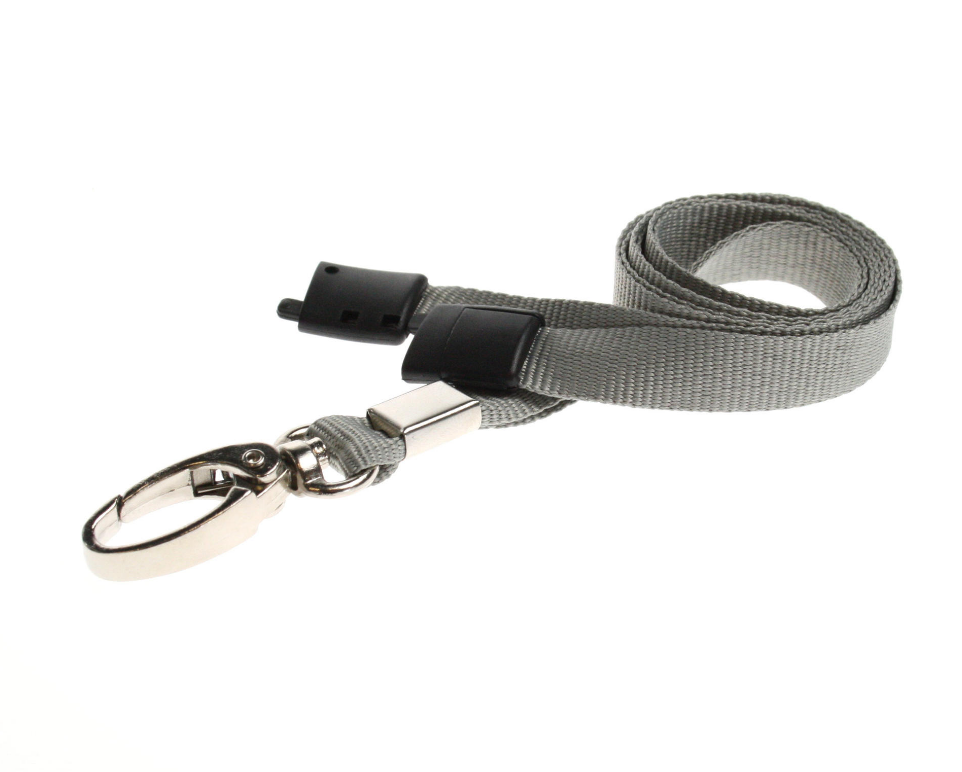 10mm Wide Lanyard With Metal Lobster Clip - Any Colour - (Packs of 1-100)