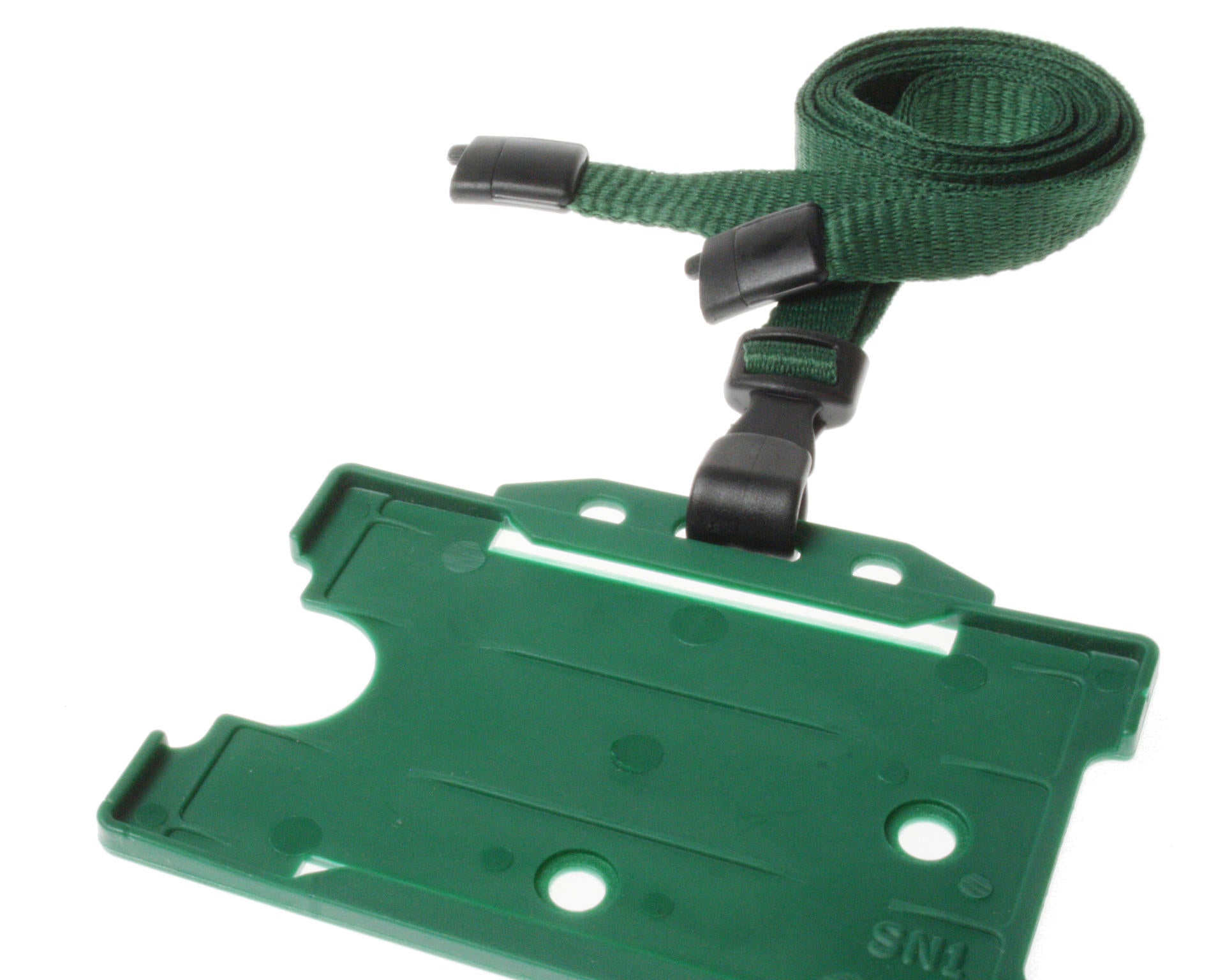 10mm Recycled Plain Lanyards  - Any Colour - with Plastic J Clip - Packs 1 - 100