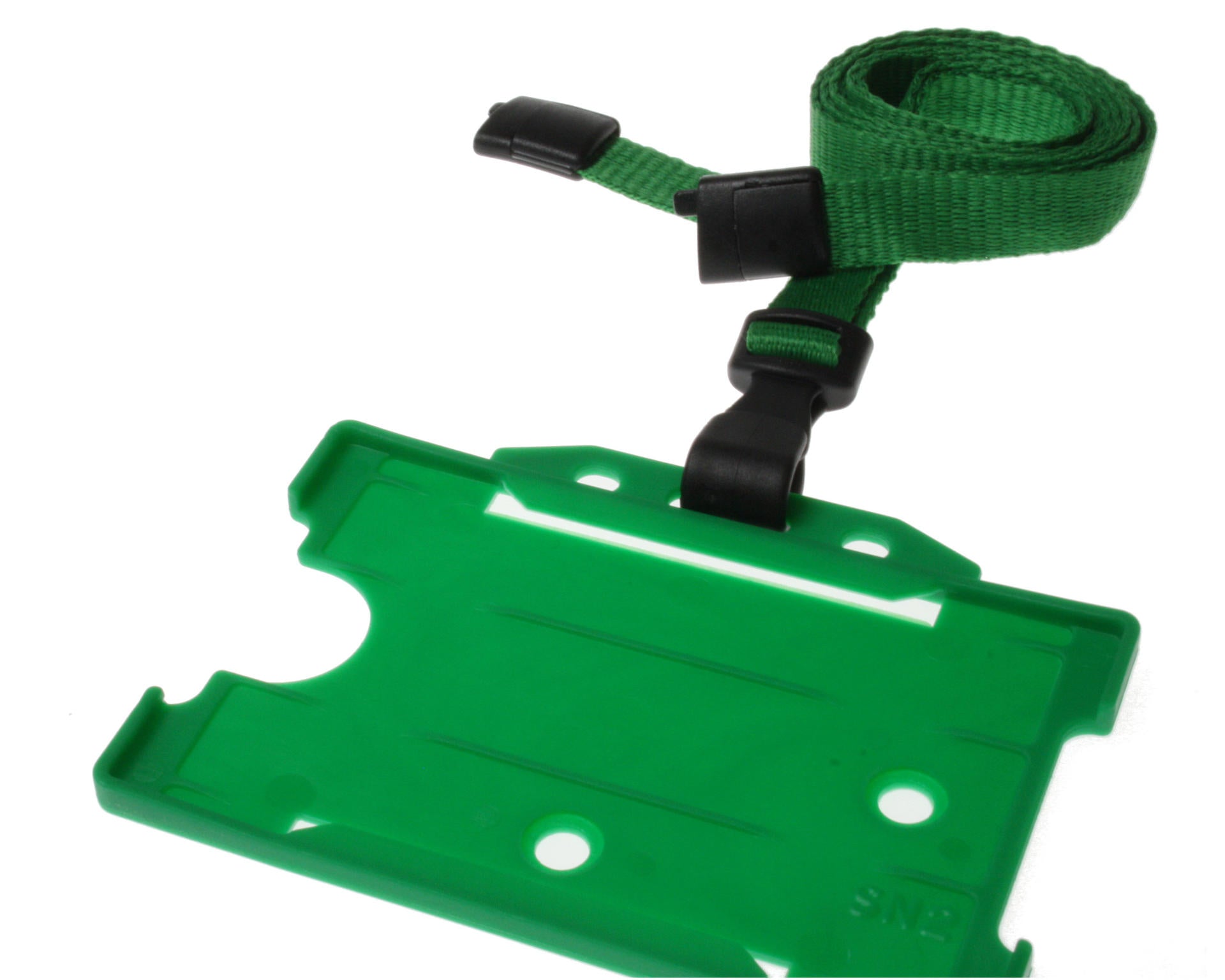 10mm Recycled Plain Lanyards  - Any Colour - with Plastic J Clip - Packs 1 - 100