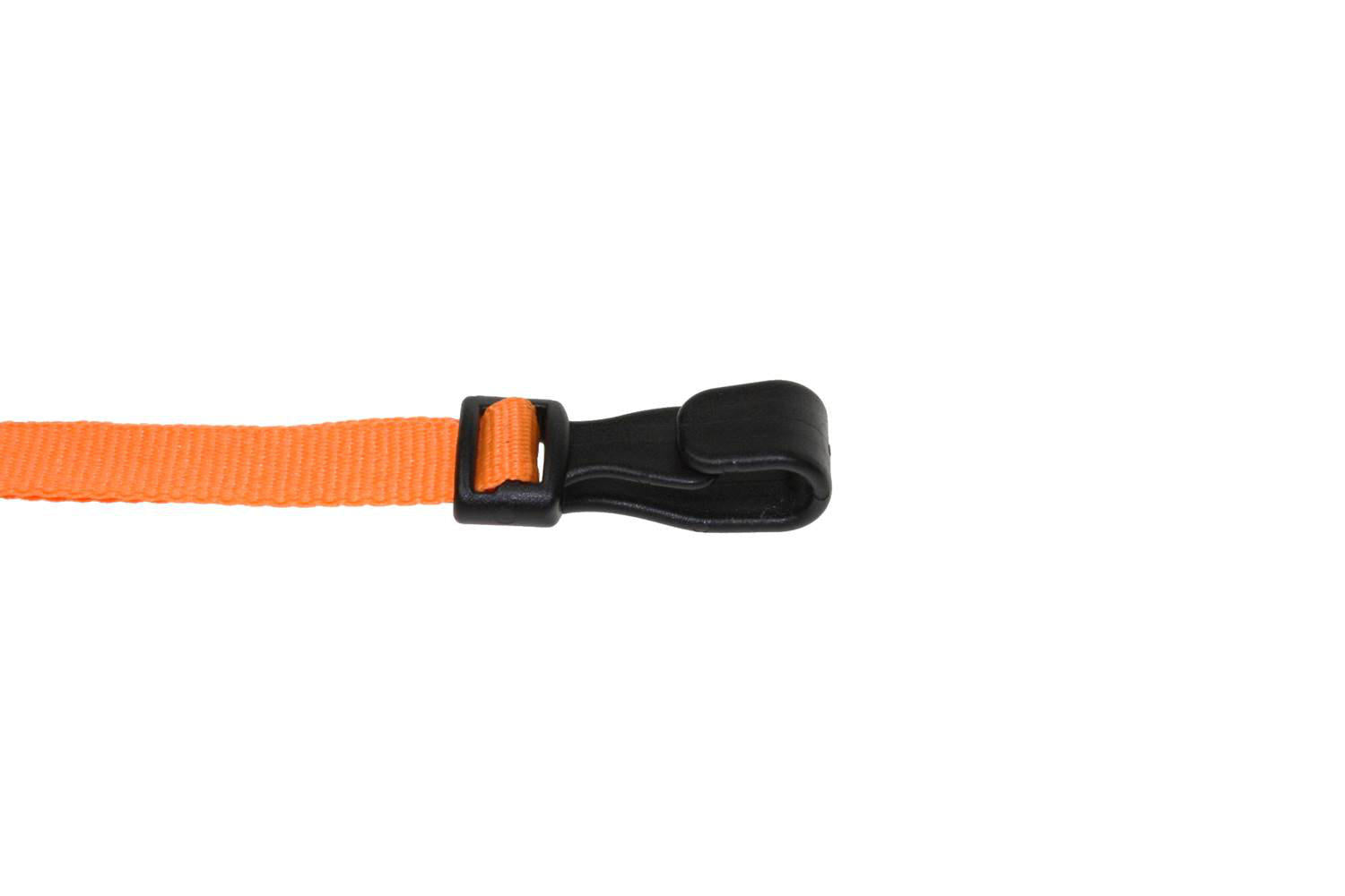 10mm Recycled Plain Lanyards  - Any Colour - with Plastic J Clip - Packs 1 - 100