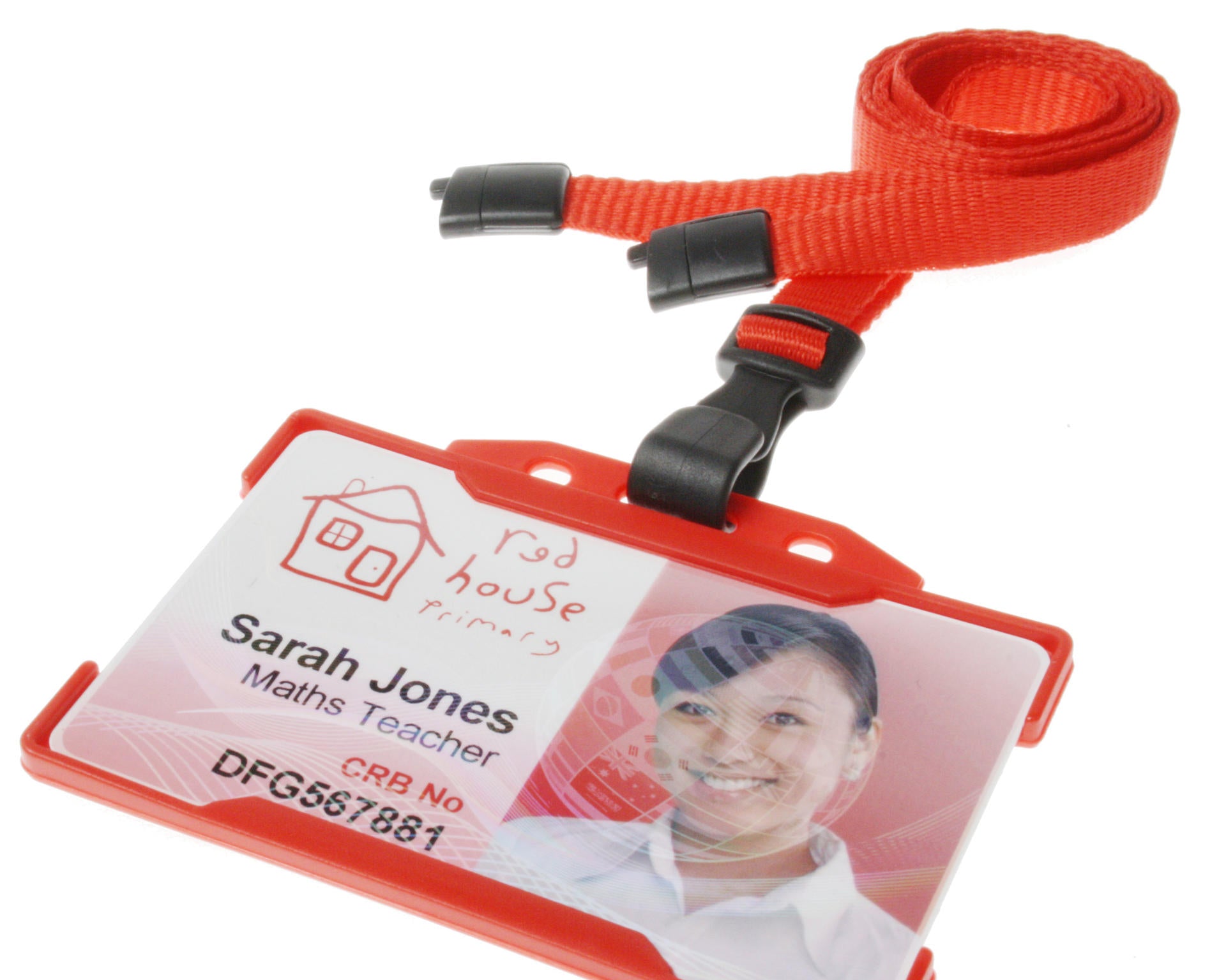 10mm Recycled Plain Lanyards  - Any Colour - with Plastic J Clip - Packs 1 - 100