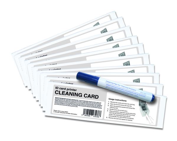 Magicard Pronto100 E9100 Cleaning Kit (10 cards, 1 pen)