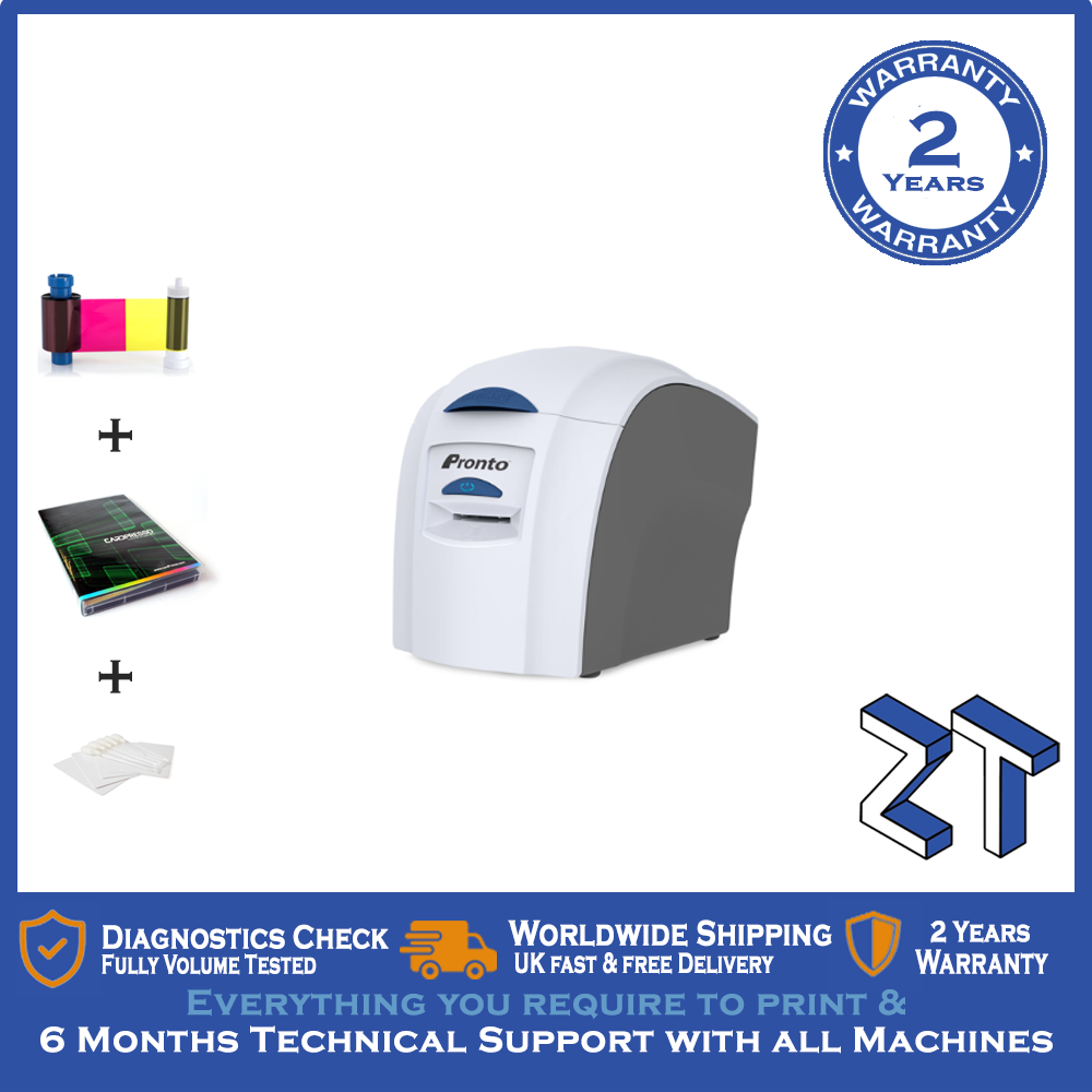 B Grade Magicard Pronto ID Card Printer (Single-Sided) with Starter Pack