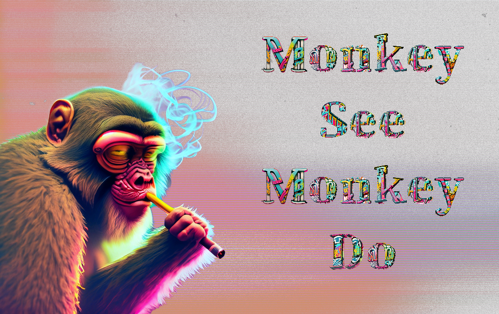 Monkey See Monkey DO - Novelty ID Card