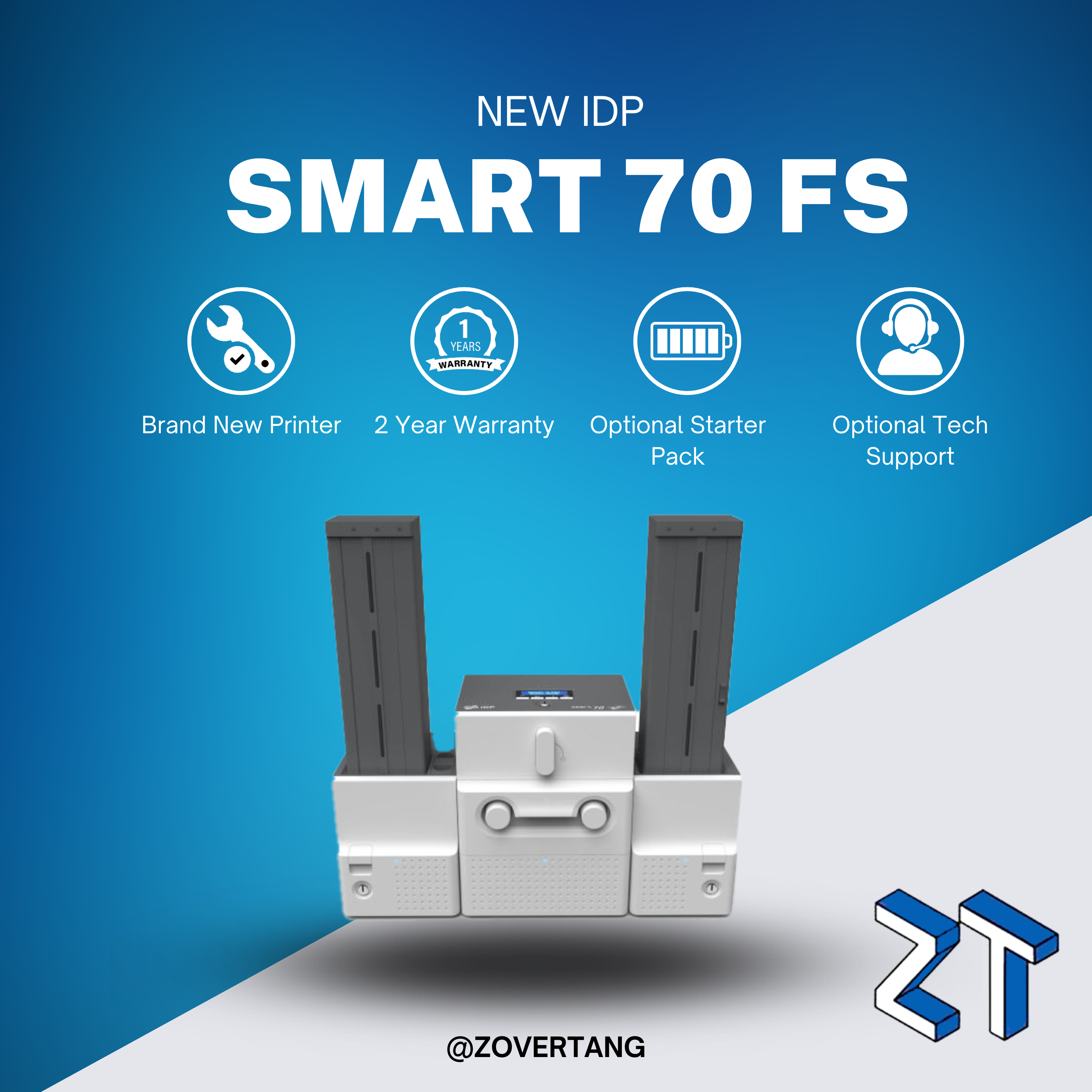 IDP Smart 70 Plastic Card Printer (Full System)