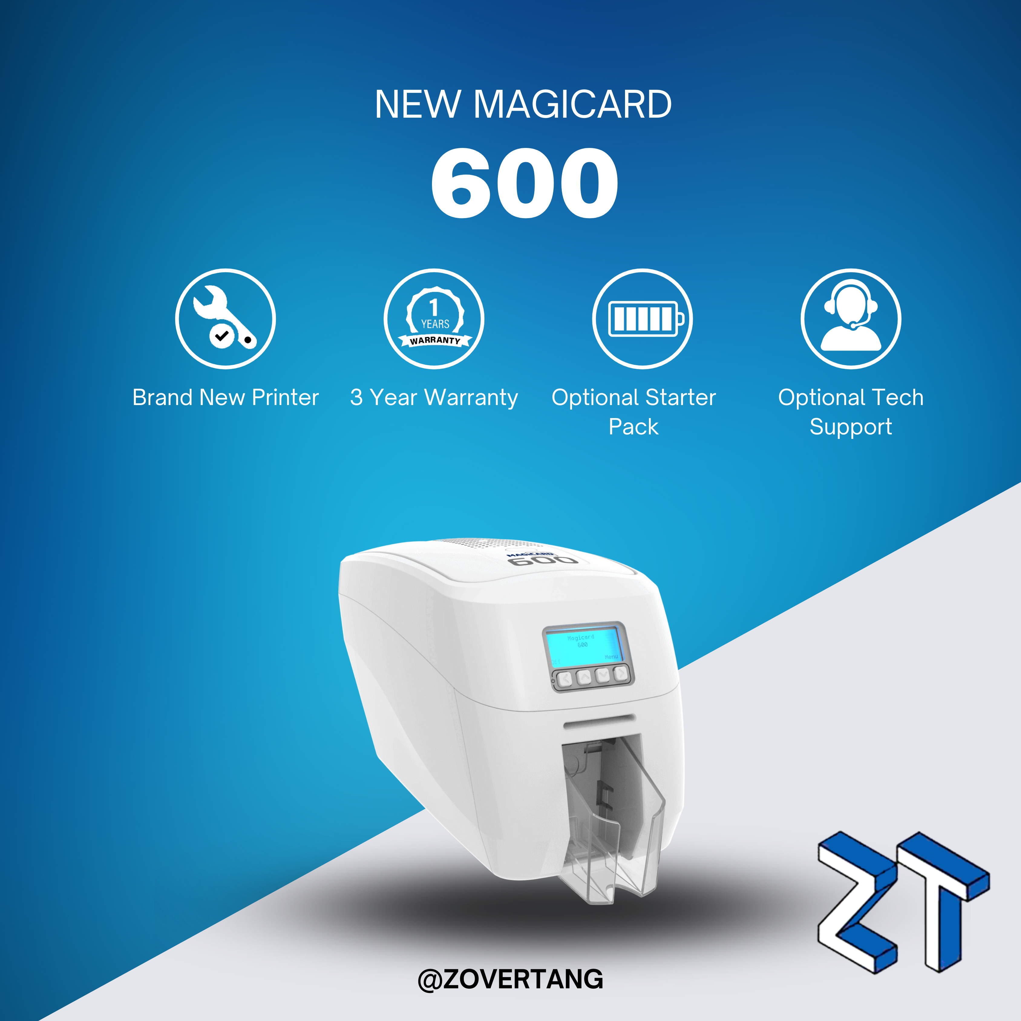 Magicard 600 Uno ID Card Printer | Elatec Smart Card Encoder | USB & ETH