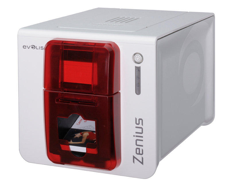 Evolis Zenius Classic ID Card Printer (Single-Sided) with Starter Pack & Support