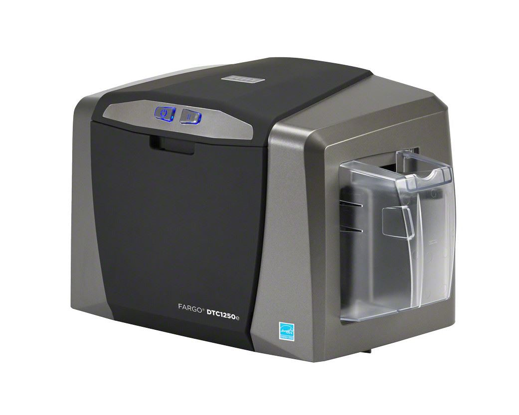 Fargo DTC1250e Dual-Sided ID Card Printer with Ethernet – Fast & Compact