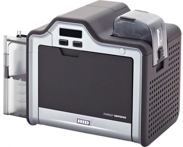 Fargo HDP5000 Retransfer ID Card Printer, Dual Sided, Starter Pack & Support