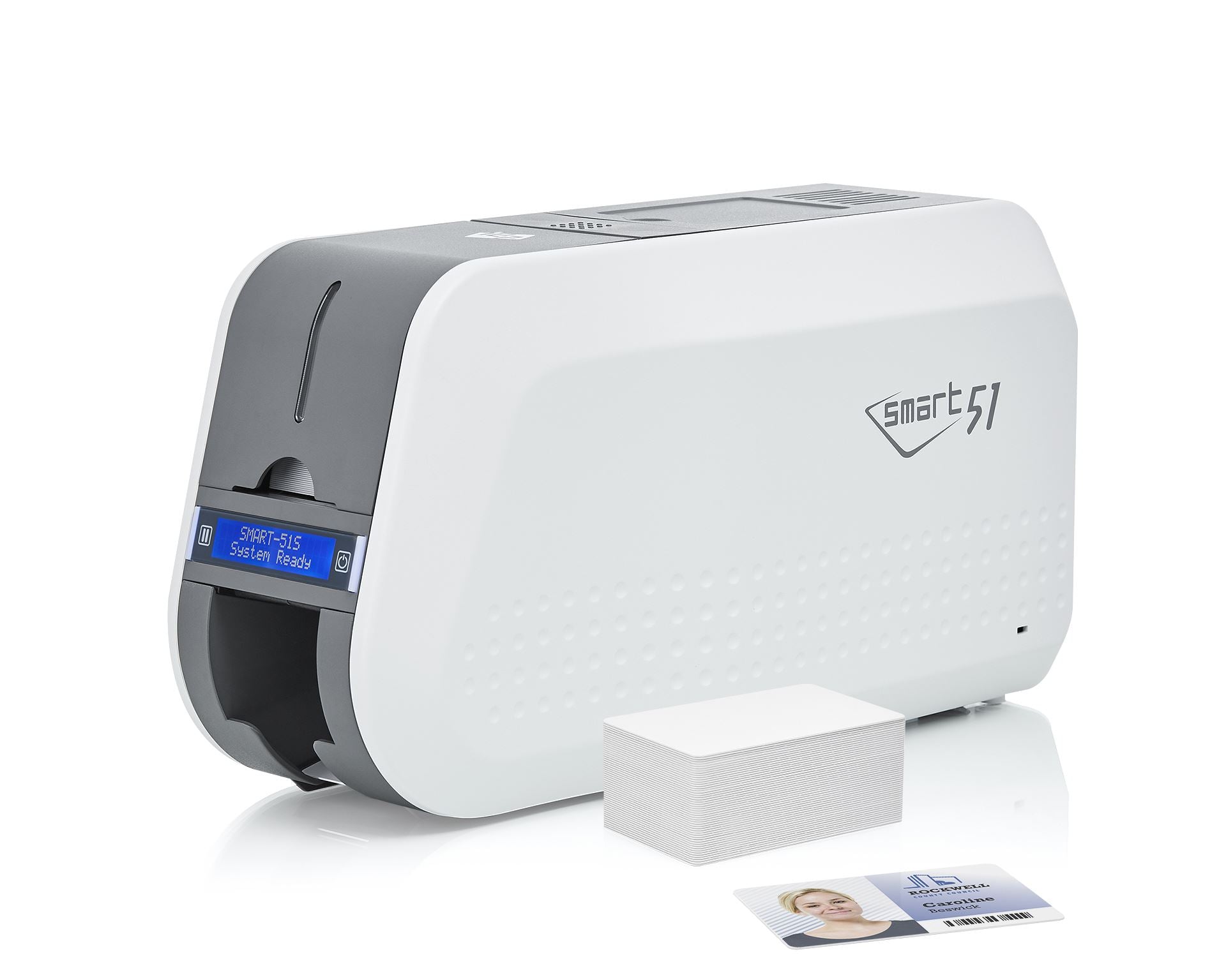 IDP Smart 51 ID Card Printer (Single-Sided) with Starter Pack & Tech Support