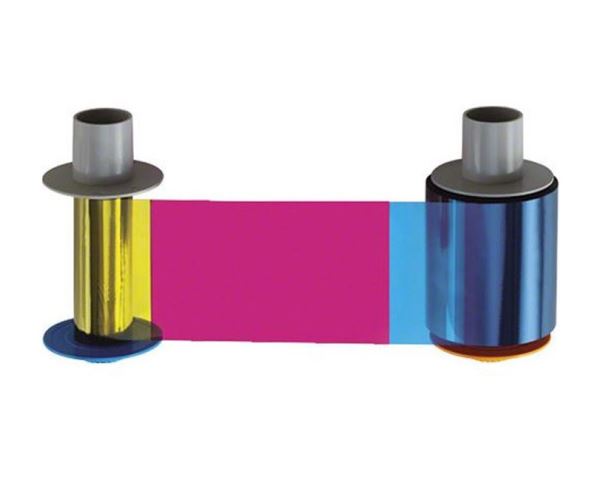 Fargo HDP5600 YMCKH Full Colour Ribbon with Resin Black & Heat Seal Panel, 084513 (500 Prints)