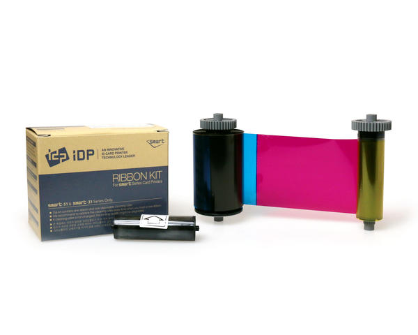 Smart-51 & 31 YMCKO Full Colour Ribbon inc Cleaning Roller 659366 (250 prints)