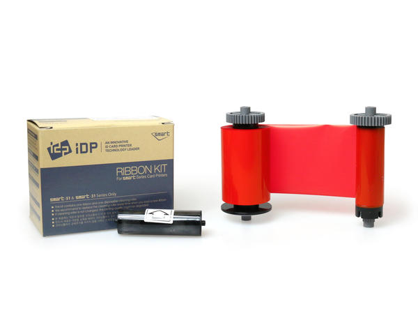 Smart 51 & 31 Monochrome Red Ribbon with Cleaning Roller 659371 (1200 prints)