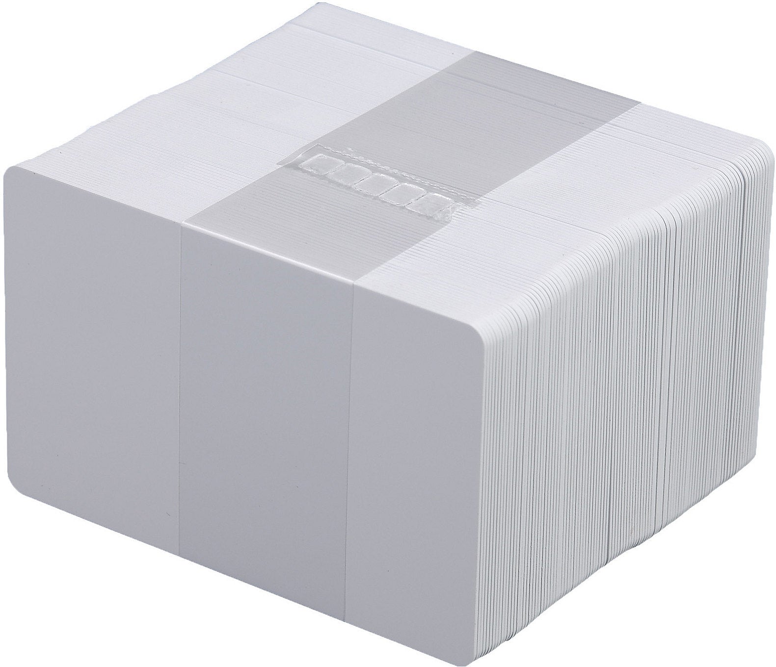Blank White PVC Plastic ID Cards 760 micron | SPLIT PACKS - 15