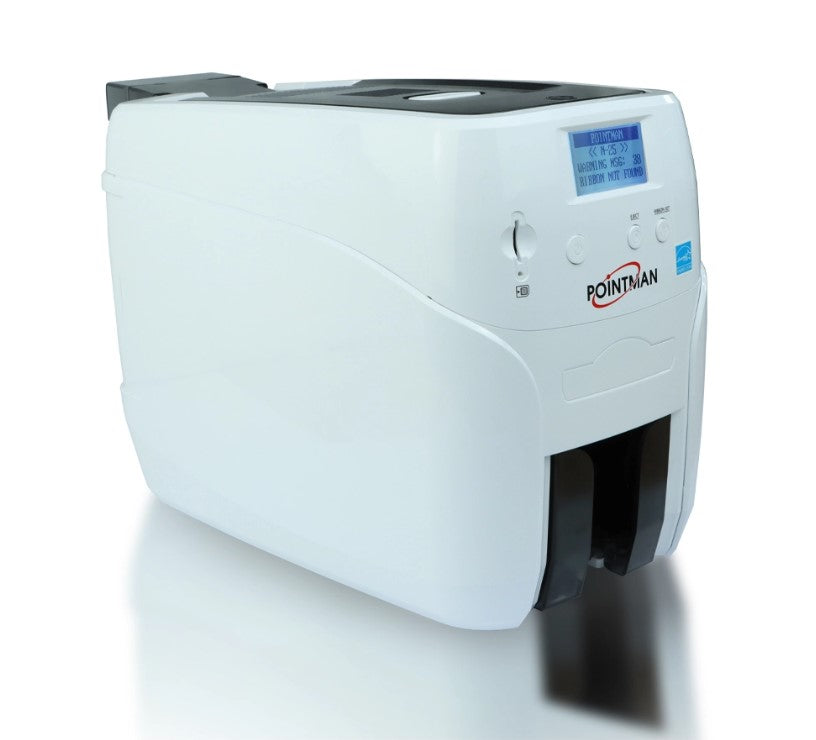 Pointman Nuvia N25 Single-Sided ID Card Printer | Compact, Reliable Badge Printing