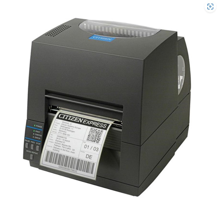 Citizen CL-S621II 4 inch 203dpi Thermal Transfer Label and Barcode Printer