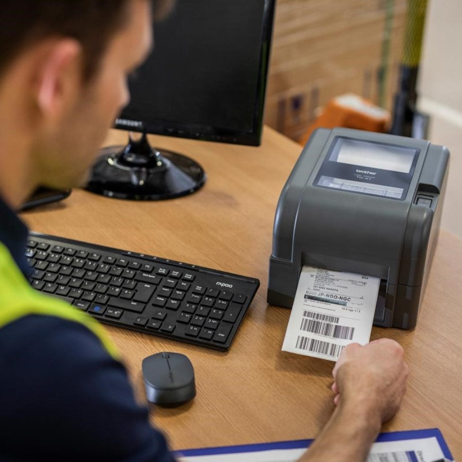 Brother TD-4650TNWB 203dpi Thermal Transfer Label Printer
