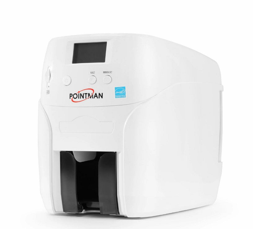 Pointman Nuvia N25 Single-Sided ID Card Printer | Compact, Reliable Badge Printing