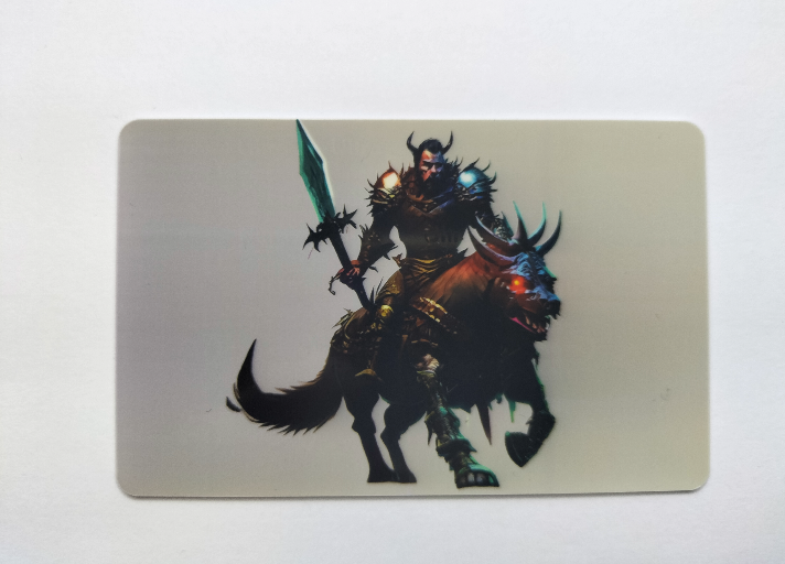 Orc on mount - Novelty ID Card