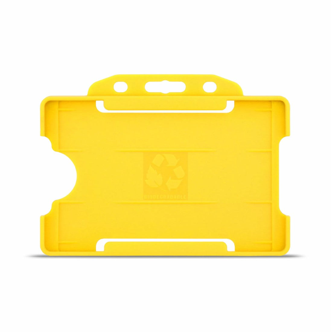 Yellow Bio Open Faced Card Holders – Landscape, 1-Sided (Pk. 1-100)