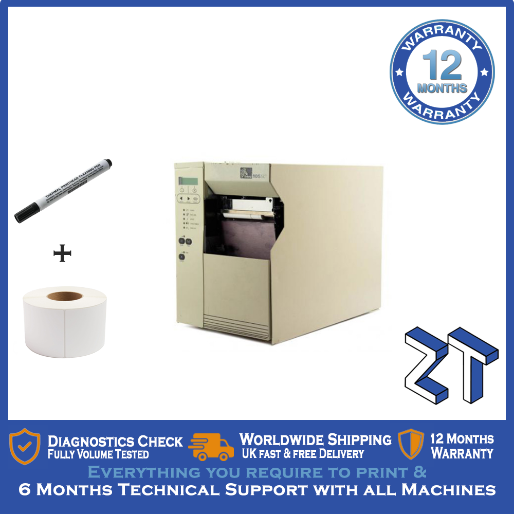 Zebra 105SL Label Printer | USB & Network | Industrial Performance