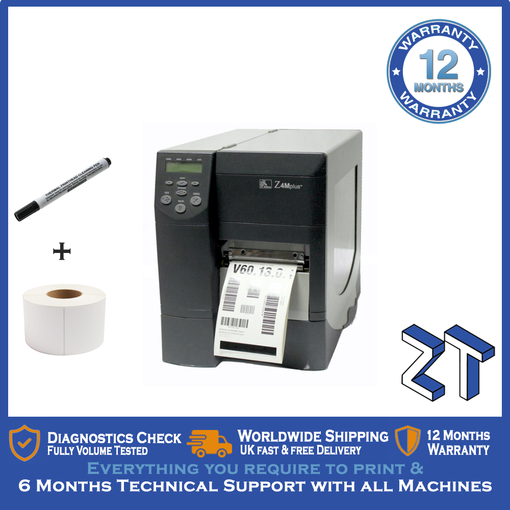 Zebra Z4M Label Printer | USB | High-Speed | Rugged Industrial Design