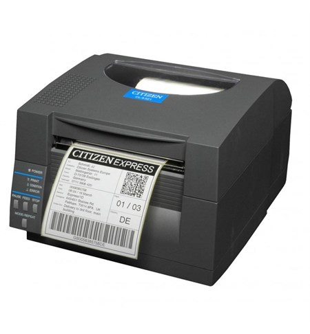 Black Citizen CL-S521II 4 inch 203 DPI Thermal Transfer Label and Barcode Printer