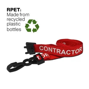 Red Contractor - 15mm Wide - Plastic J Clip - Breakaway - 1 - 100