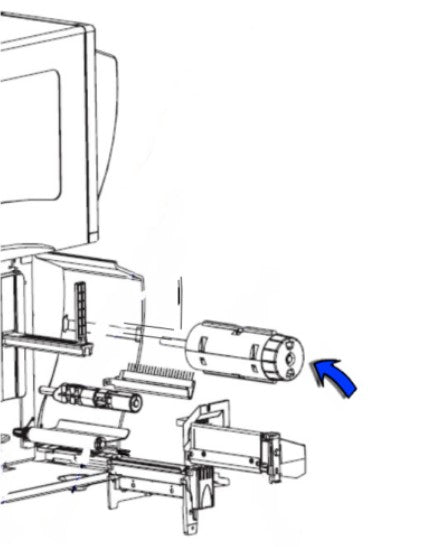 20004M -  Kit Ribbon Take-Up Spindle S4M