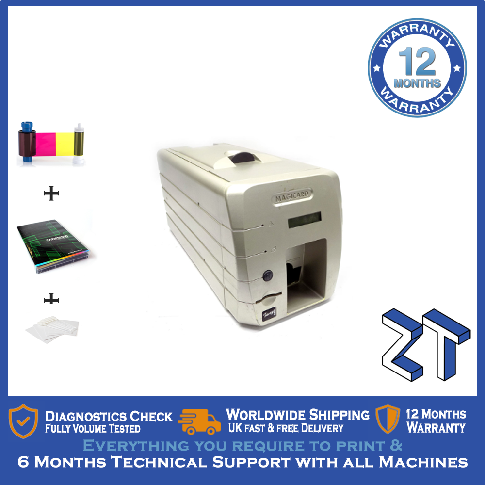 Magicard Rio 2e ID Card Printer with USB, Tech Support & Starter Pack