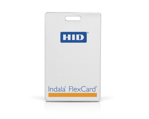 HID Indala FPCRD-SSSMW-0000 125 Khz Flexcard Proximity Clamshell Cards (Pack of 100)