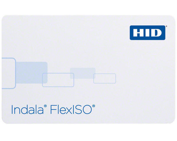 HID Indala FlexISO Imageable Proximity Cards Part Number: FPISO-SSSCNA-0000 (Pack of 100)